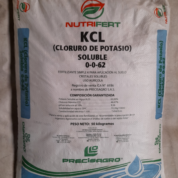 FT CLORURO DE POTASIO STANDAR X 50 KLS Almacenes Comité de Cafeteros del Quindío FT CLORURO DE POTASIO STANDAR X 50 KLS Almacenes Comité de Cafeteros del Quindío