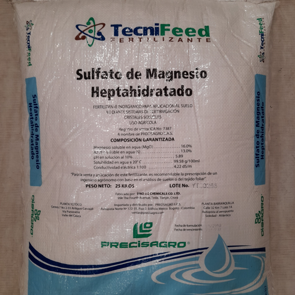 Fertilizantes Sulfato de Magnesio Técnico